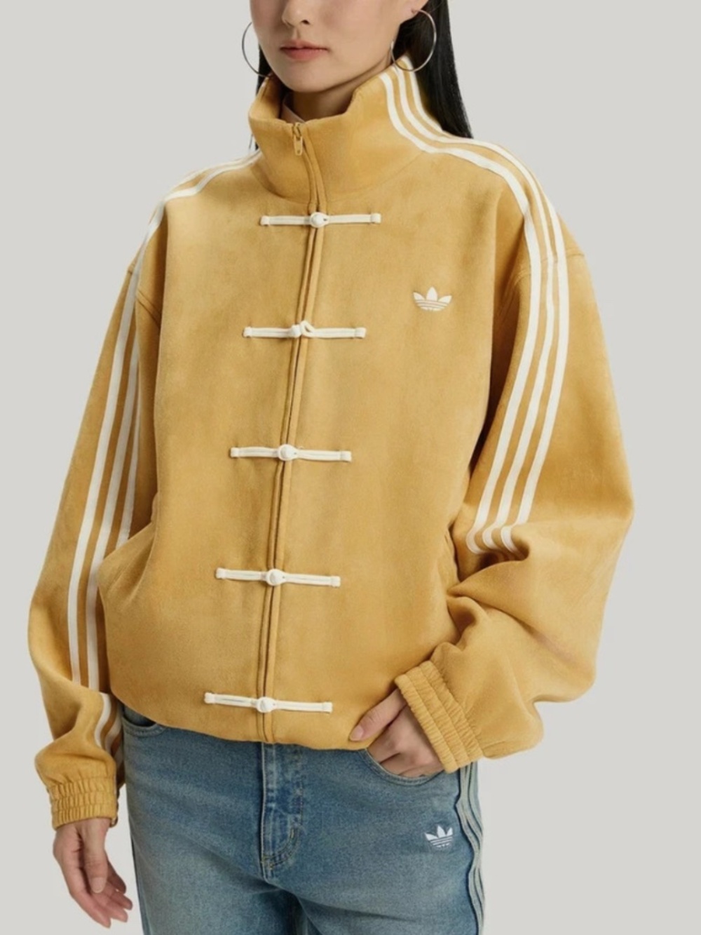 Adidas Chinese New Year Tang Jacket - Yellow - 12  KT3851
